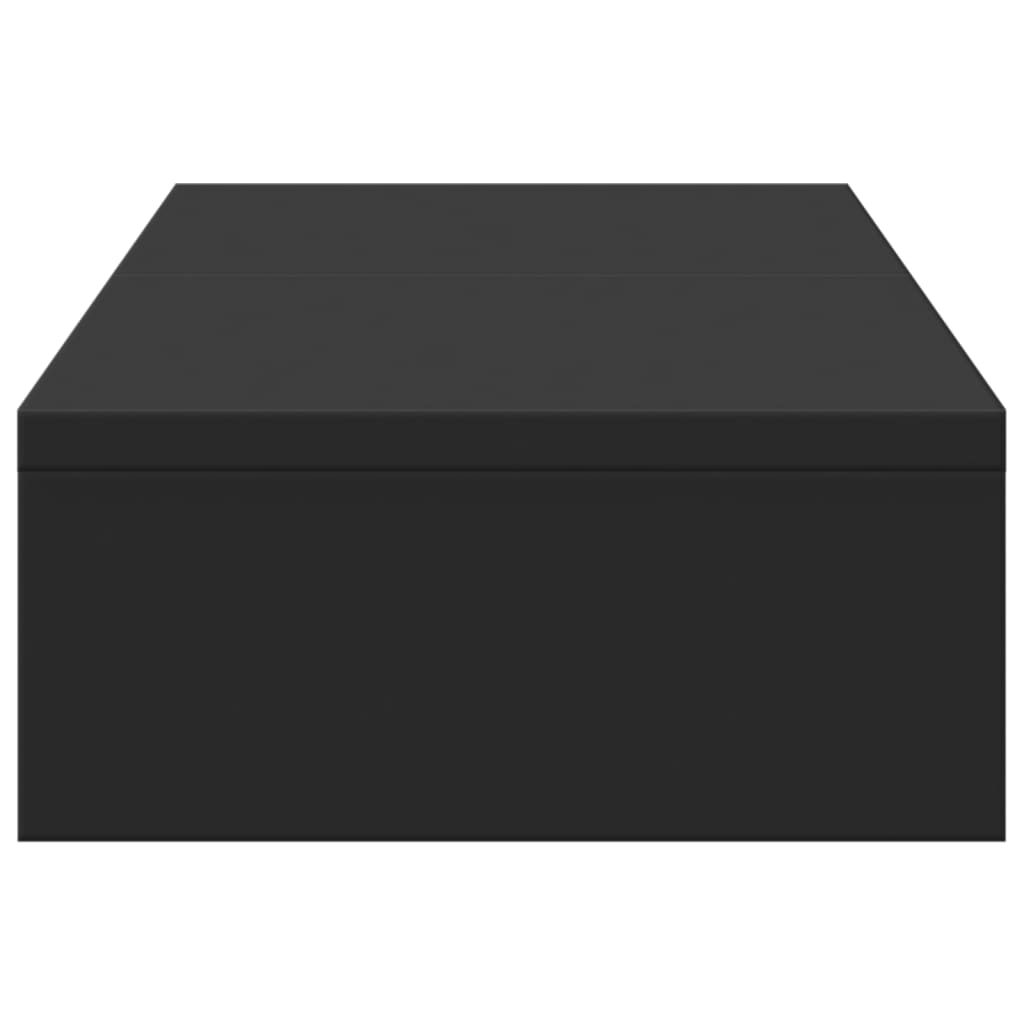 Support d'écran réglable Noir 60x24x10,5 cm Panneau de particules
