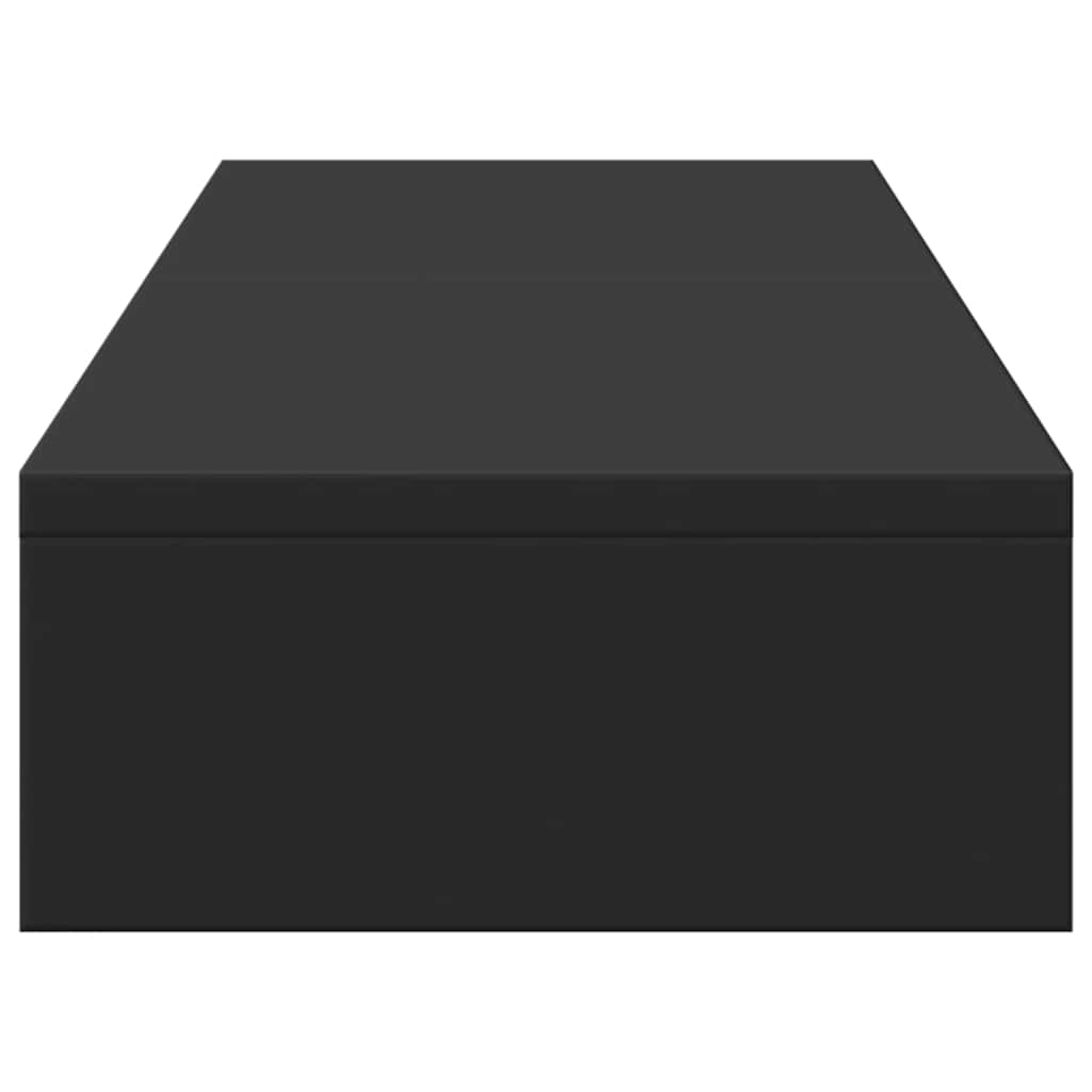 Monitor Stand Adjustable Black 80x24x10.5 cm Engineered Wood