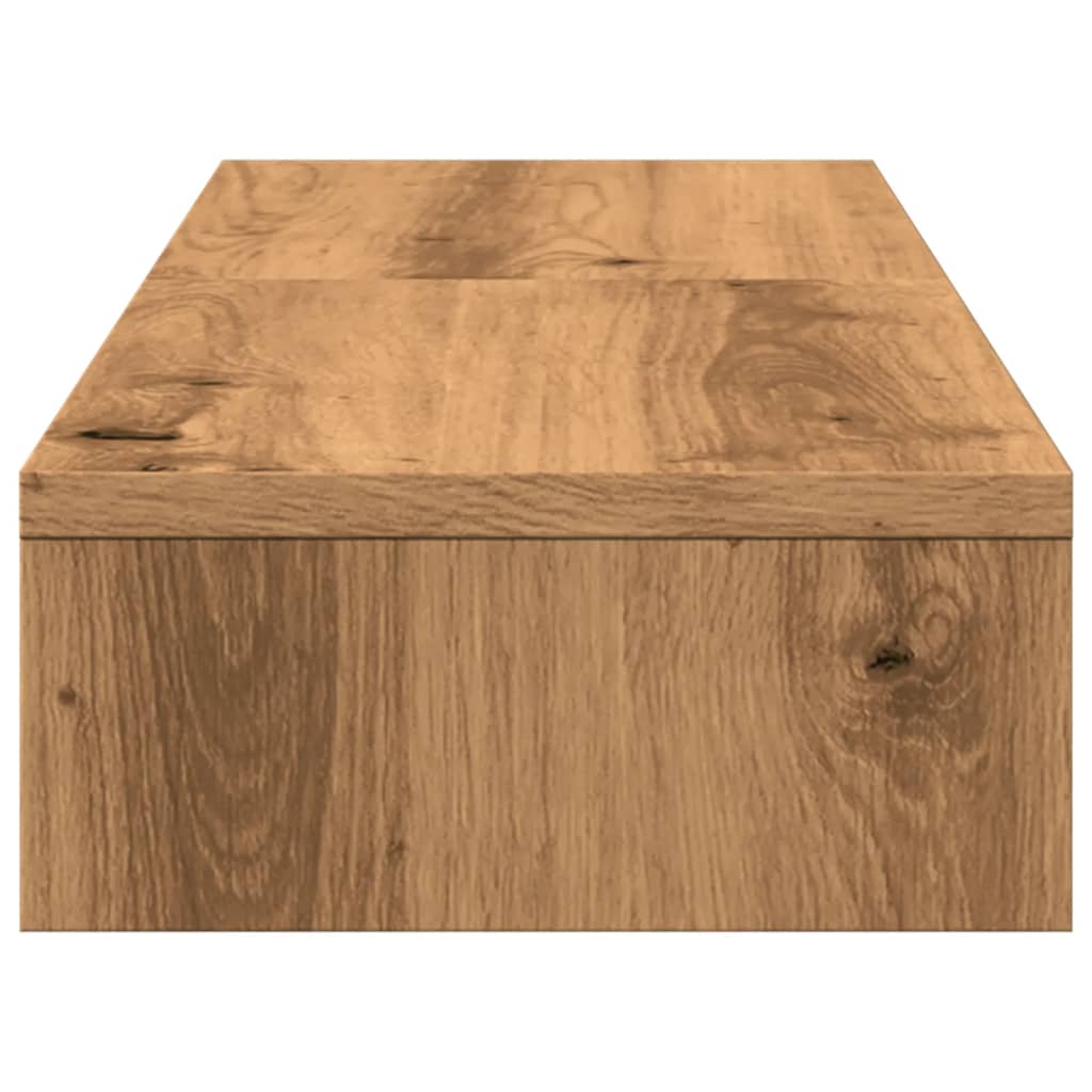 Monitorständer Verstellbar Artisan-Eiche 80x24x10,5 cm
