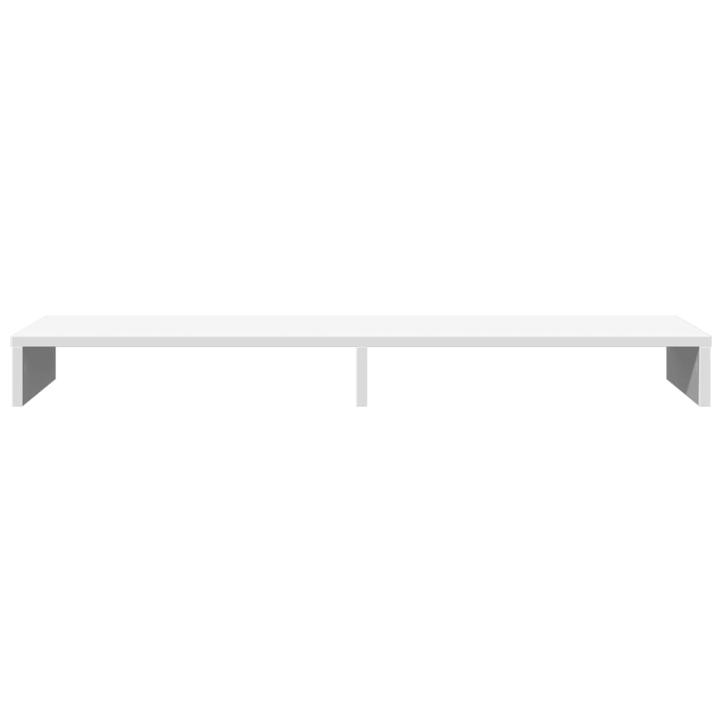 Monitor Stand White 100x27x10 cm Wood-based Material