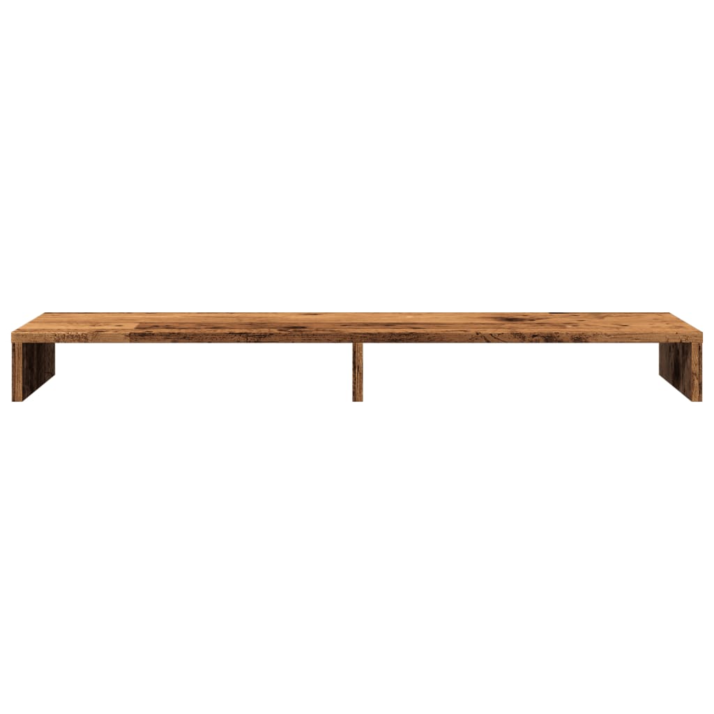 Monitor Stand Reclaimed Wood Look 100x27x10 cm Wood-Based Material