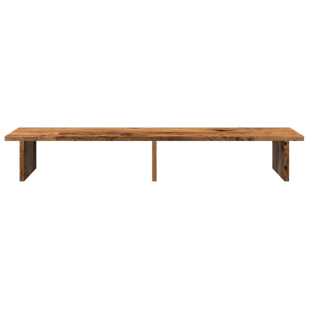 Monitor Stand Reclaimed Wood Look 100x27x15 cm Engineered Wood