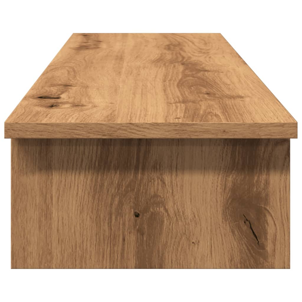 Monitorständer Artisan-Eiche 100x27x15 cm Holzwerkstoff