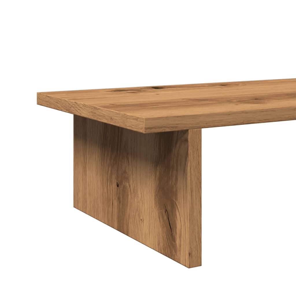 Monitorständer Artisan-Eiche 100x27x15 cm Holzwerkstoff