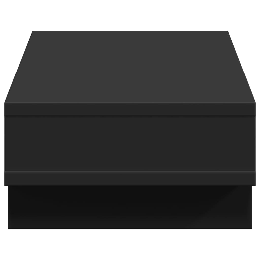 Support d'écran noir 50x27x15 cm Bois d'ingénierie