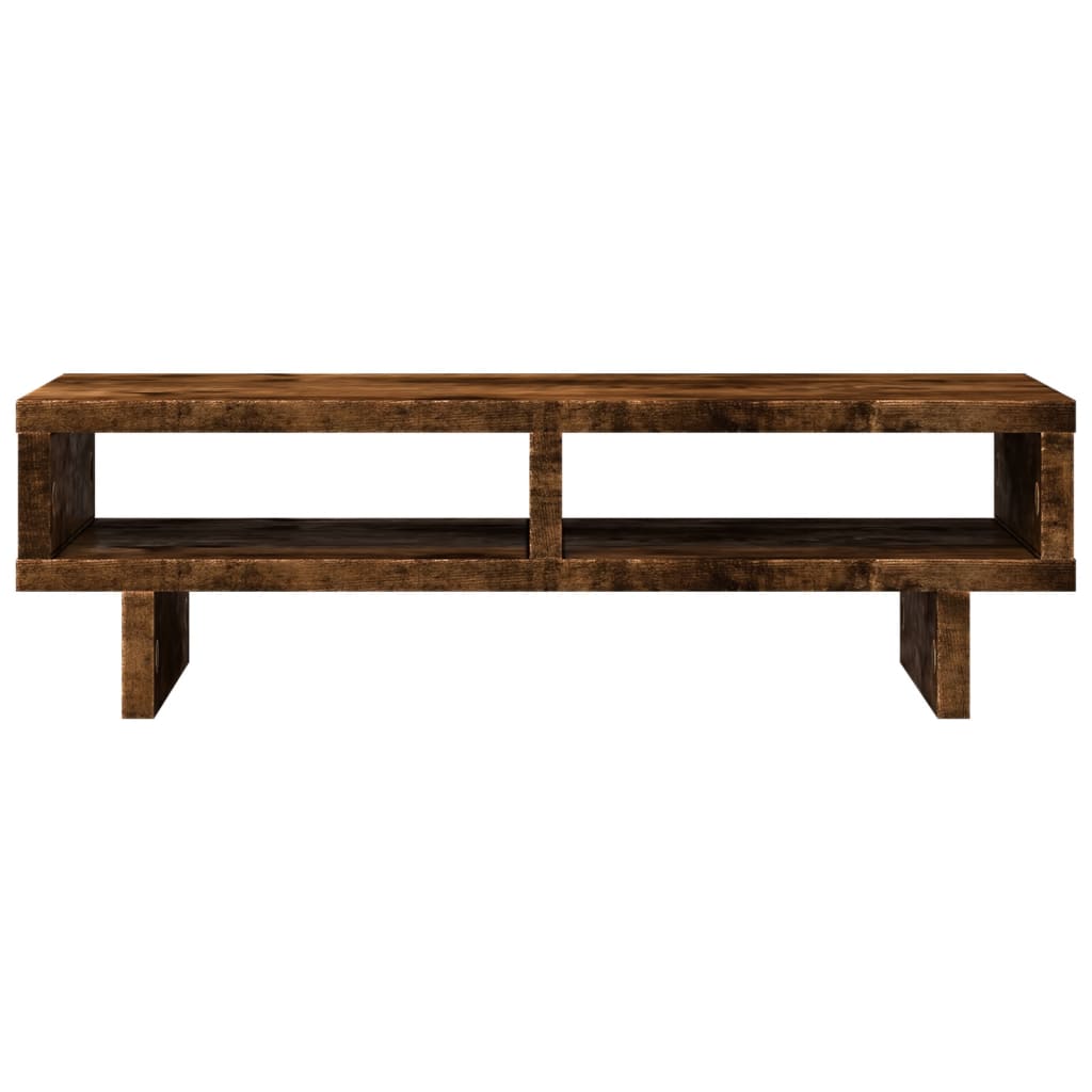 Monitor Stand Smoked Oak 50x27x15 cm Wood-based material