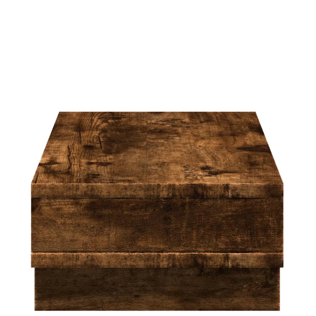 Monitor Stand Smoked Oak 50x27x15 cm Wood-based material