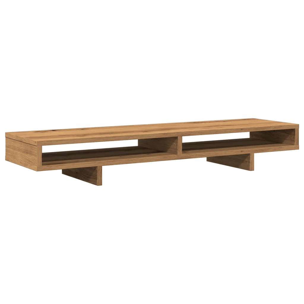 Monitorständer Artisan-Eiche 100x27x15 cm Holzwerkstoff