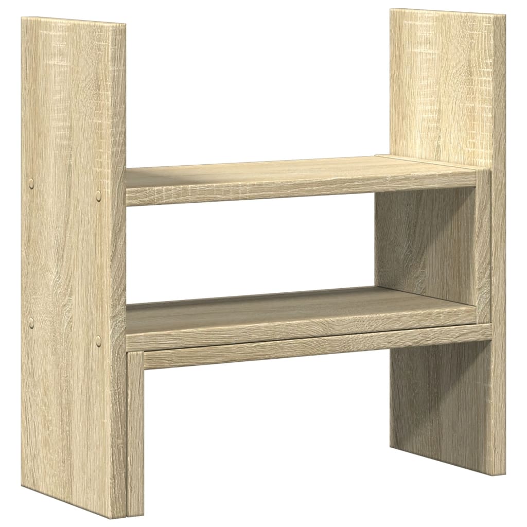Organiseur de bureau réglable Chêne Sonoma 40x17x41 cm