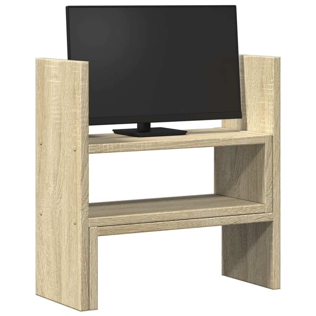 Organiseur de bureau réglable Chêne Sonoma 40x17x41 cm