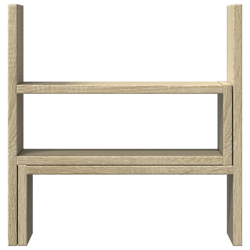 Organiseur de bureau réglable Chêne Sonoma 40x17x41 cm