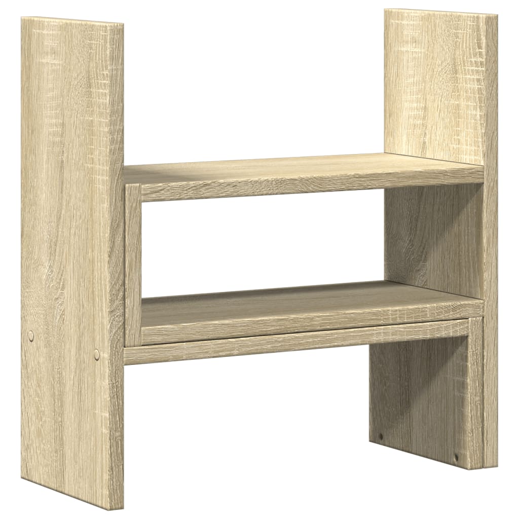 Organiseur de bureau réglable Chêne Sonoma 40x17x41 cm