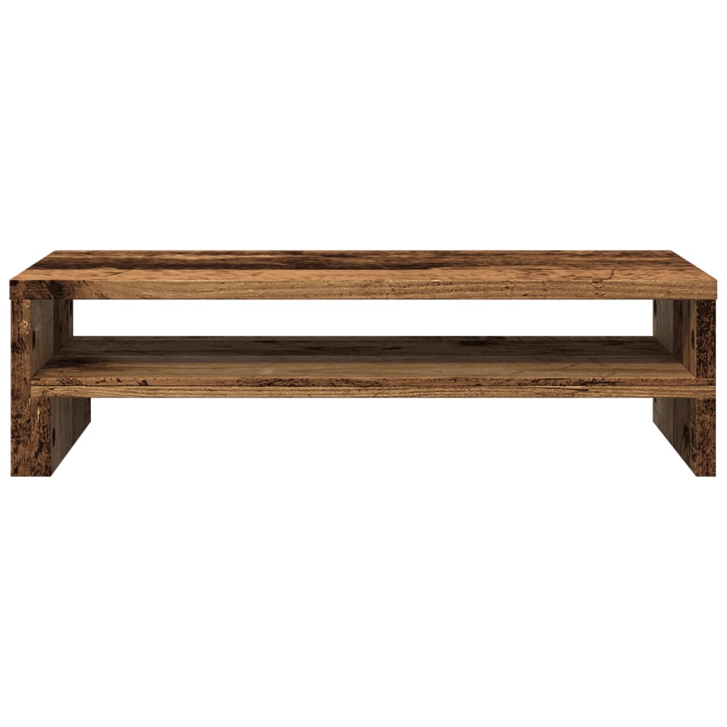 Monitor Stand Reclaimed Wood Look 54x22x15 cm Wood-based Material