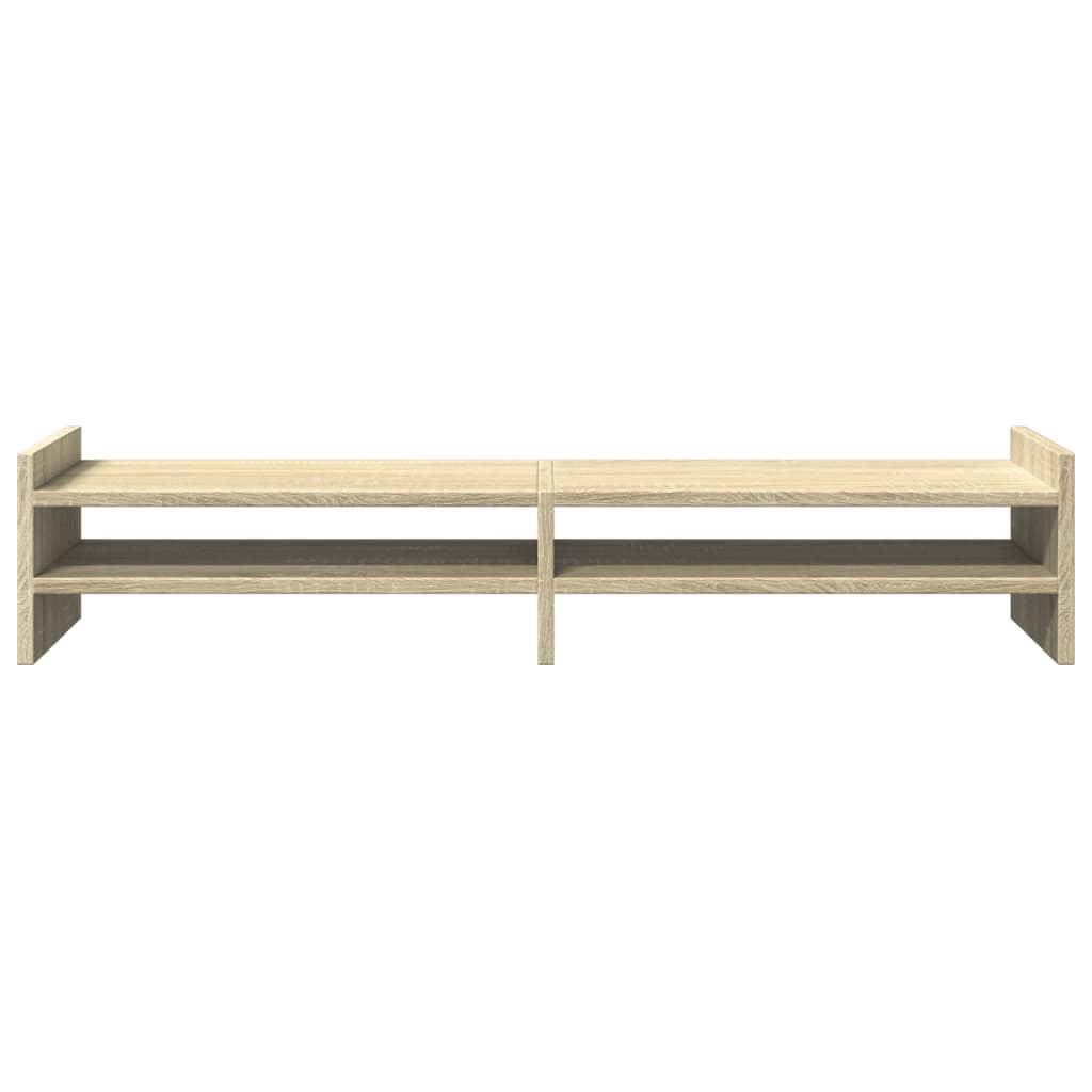 Support d'écran chêne Sonoma 100x27x20 cm bois d'ingénierie