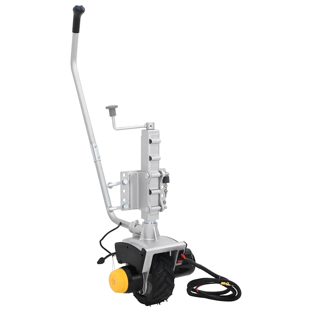Roue jockey pour remorque 12 V 550 W aluminium