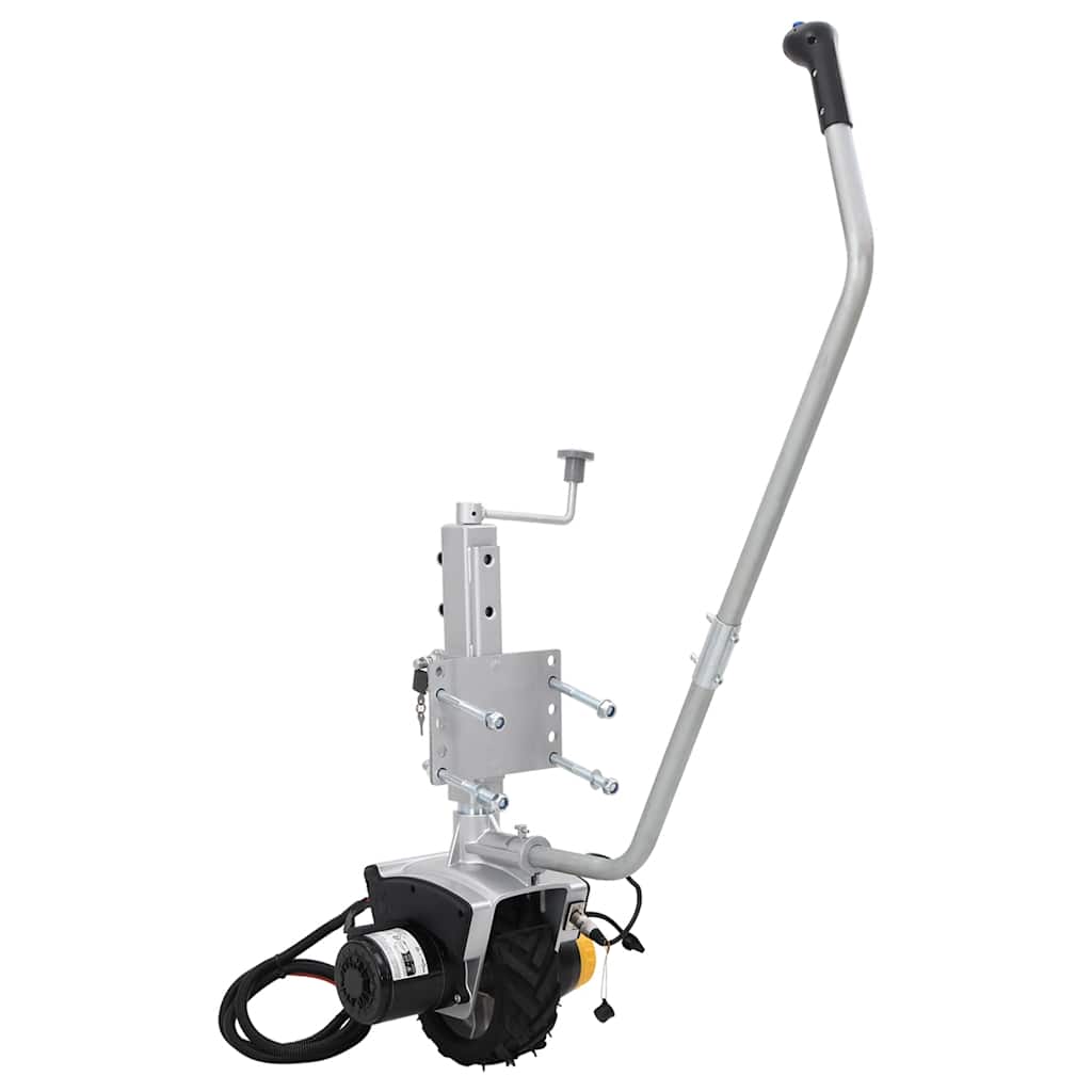 Roue jockey pour remorque 12 V 550 W aluminium