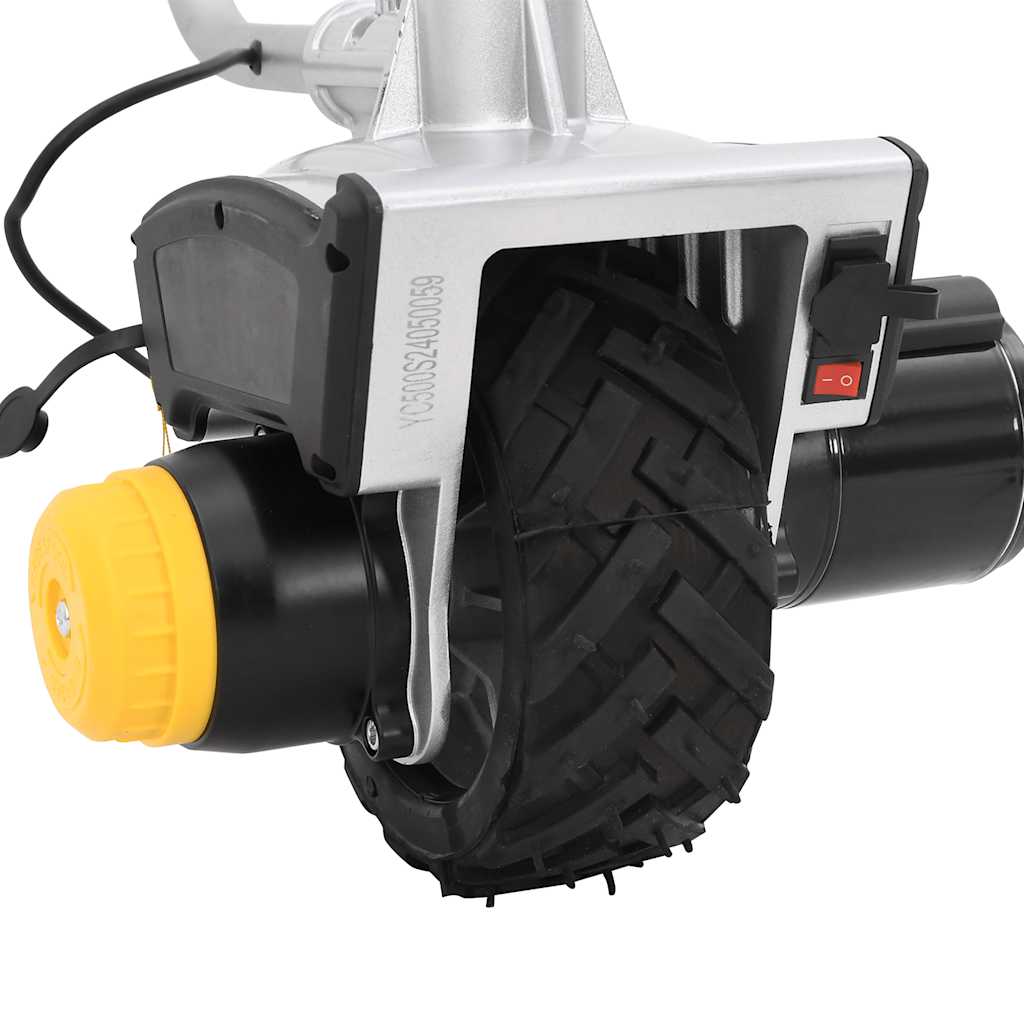 Roue jockey pour remorque 12 V 550 W aluminium