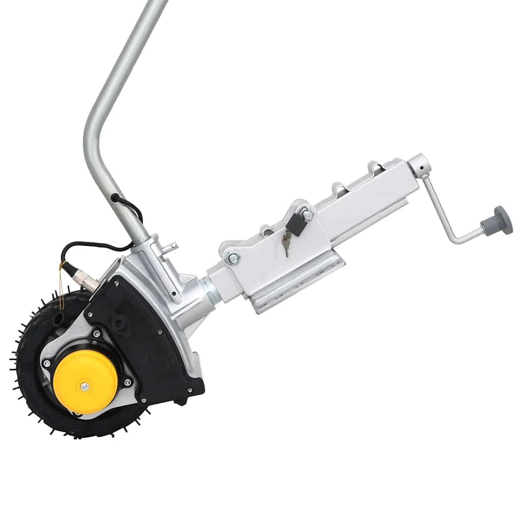 Roue jockey pour remorque 12 V 550 W aluminium