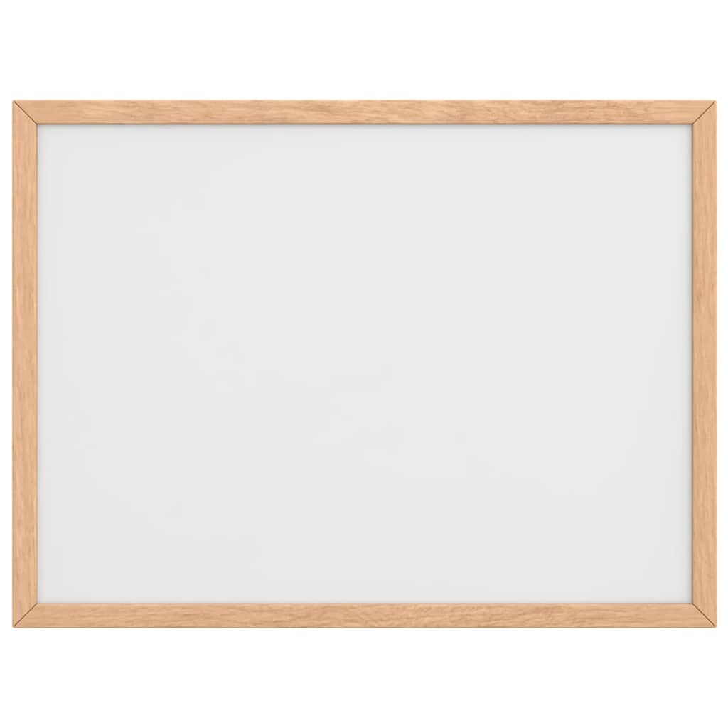 Tableau blanc magnétique avec cadre en pin massif 40x30 cm