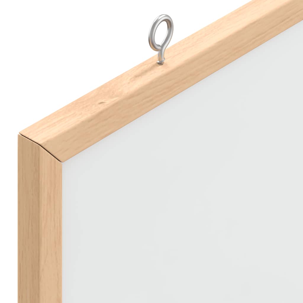 Tableau blanc magnétique avec cadre en pin massif 40x30 cm