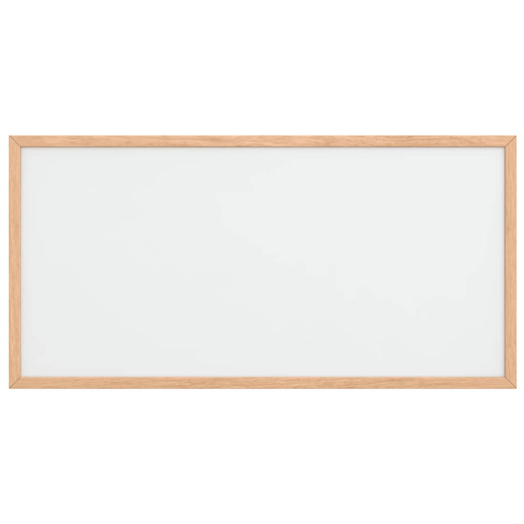 Tableau blanc magnétique encadré en pin massif 60 x 30 cm