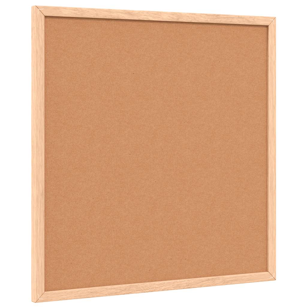 Tableau blanc magnétique avec cadre en pin massif 40x40 cm