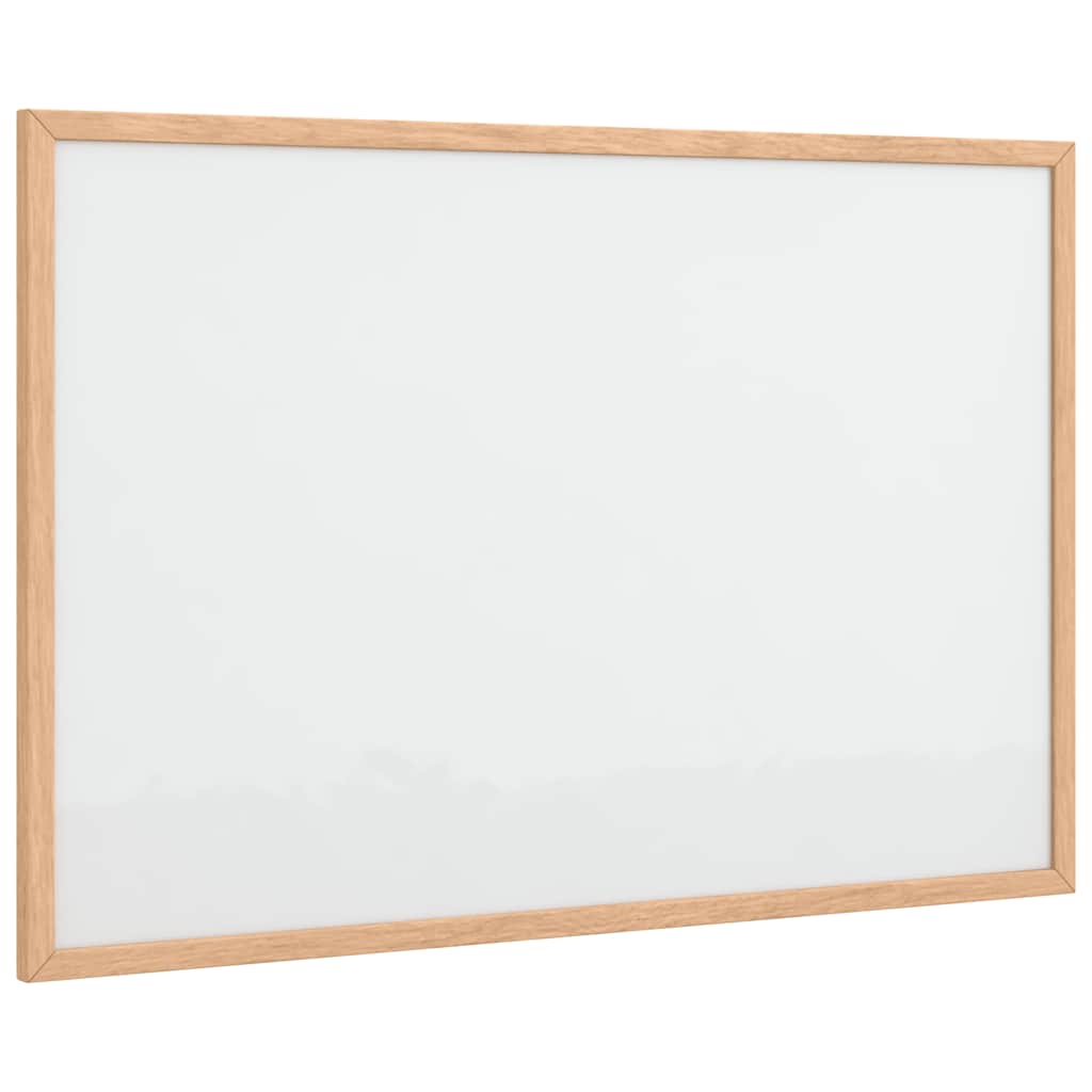 Tableau blanc magnétique avec cadre en pin massif 60 x 40 cm
