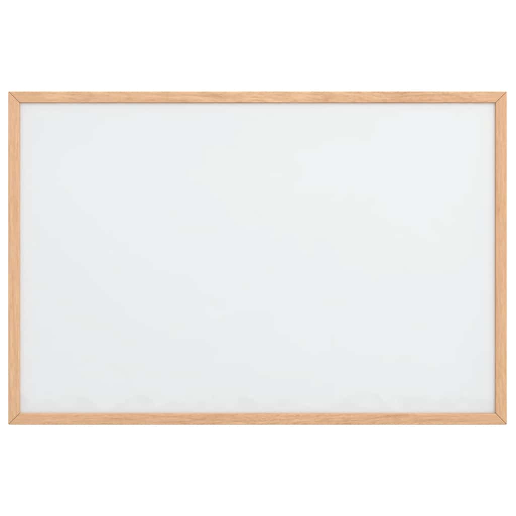 Tableau blanc magnétique avec cadre en pin massif 60 x 40 cm