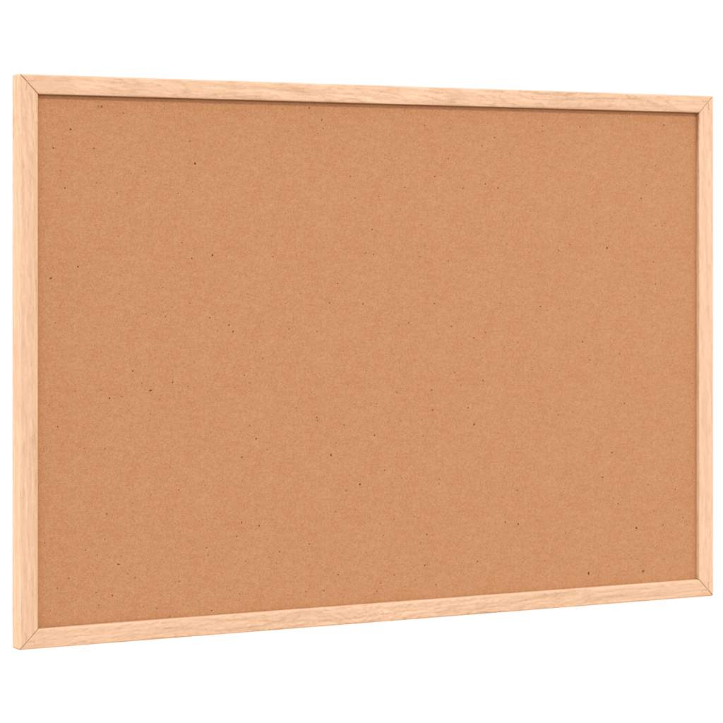 Tableau blanc magnétique avec cadre en pin massif 60 x 40 cm