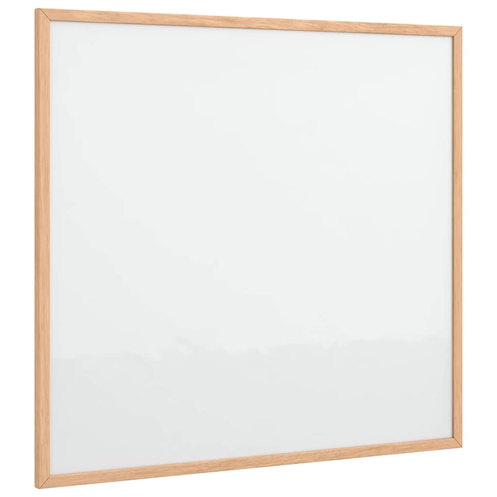 Tableau blanc magnétique avec cadre en pin massif 60 x 55 cm