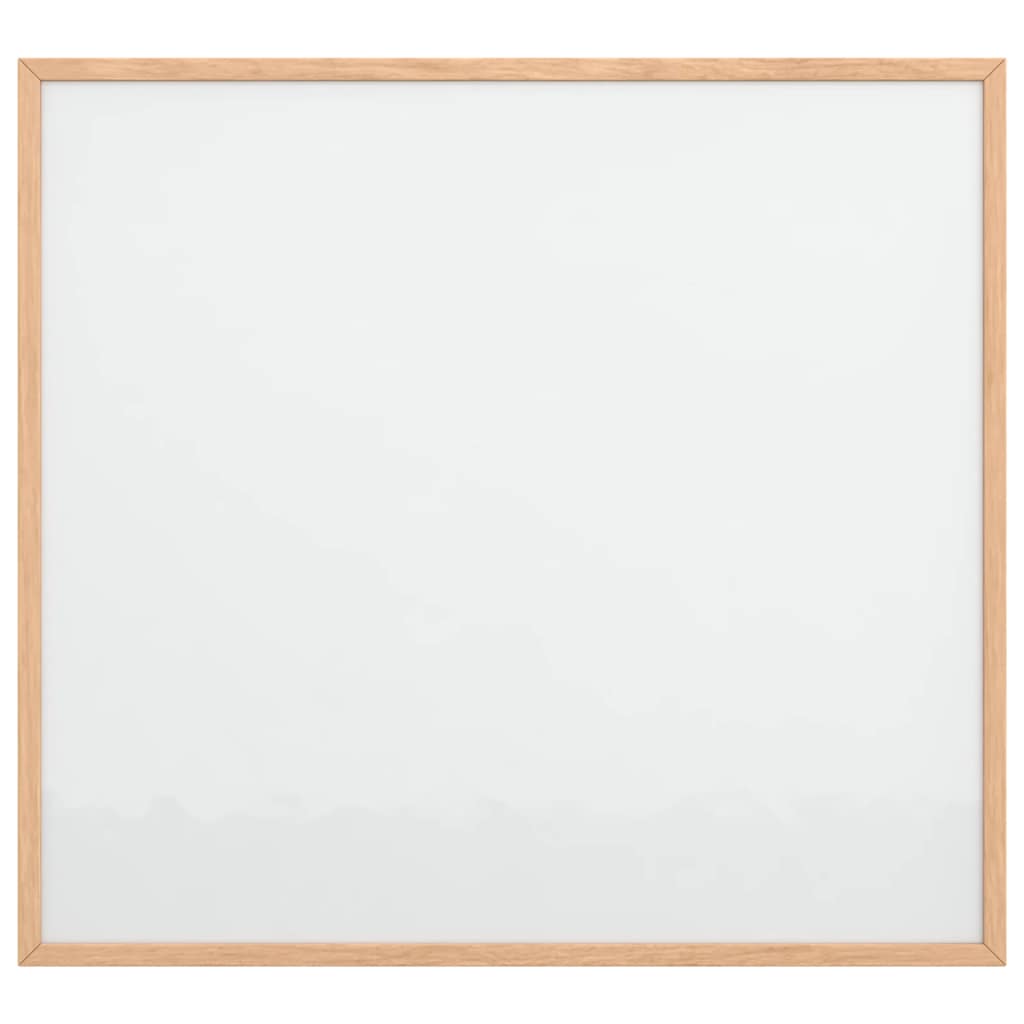 Tableau blanc magnétique avec cadre en pin massif 60 x 55 cm