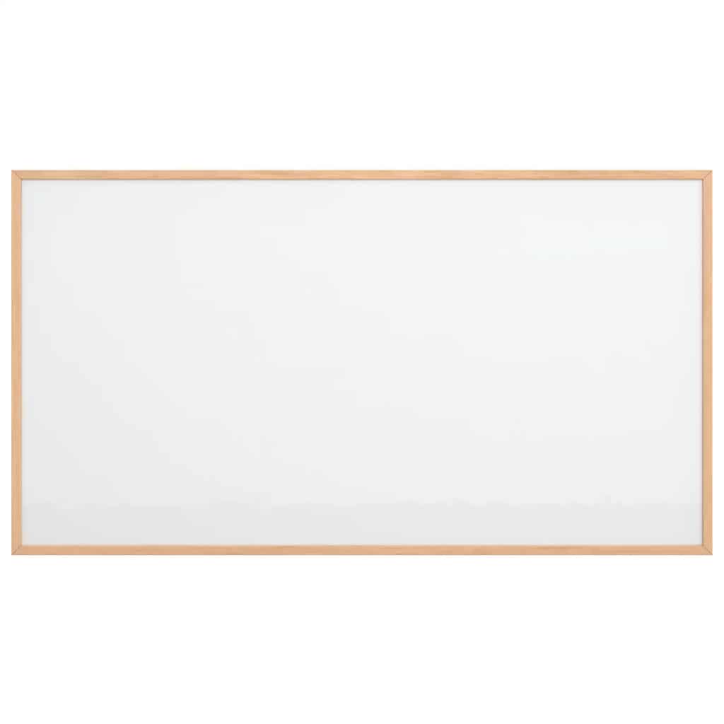 Magnetisches Whiteboard mit Rahmen aus massivem Kiefernholz 100 x 55 cm