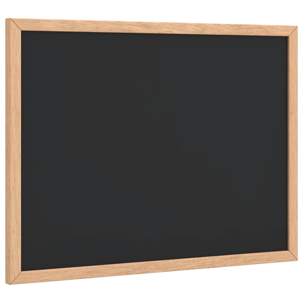 Black Chalkboard with Solid Pine Wood Frame 40x30 cm