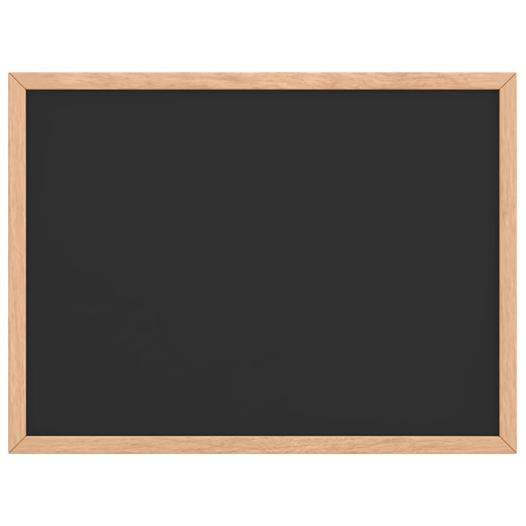 Black Chalkboard with Solid Pine Wood Frame 40x30 cm