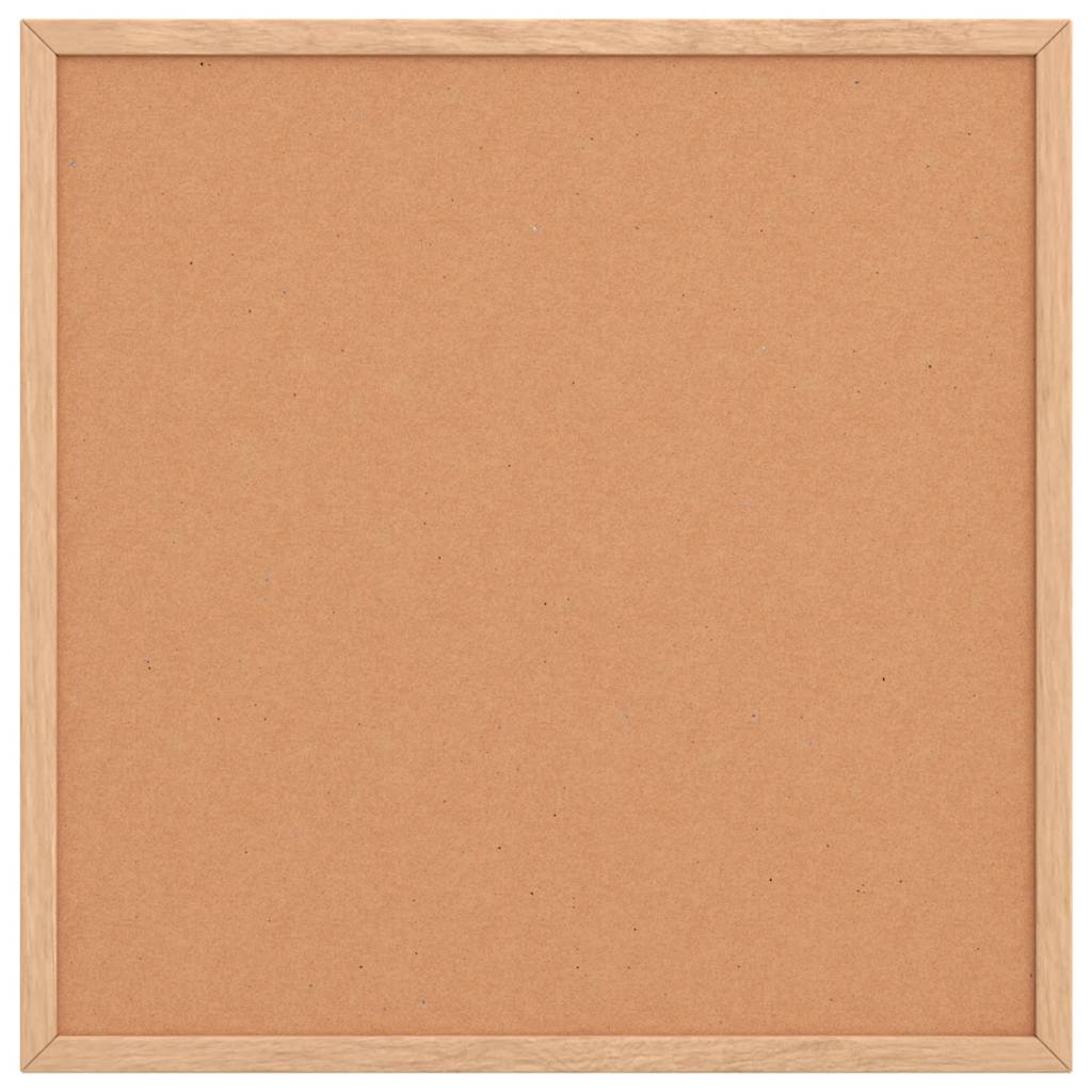Panneau de liège avec cadre en pin massif 40x40 cm