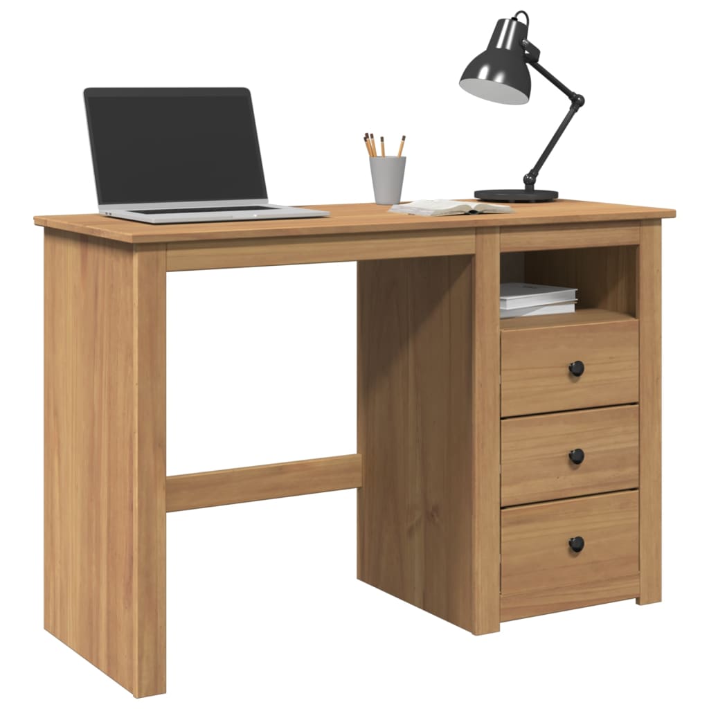Desk Panama 112x45x75 cm Solid Pine