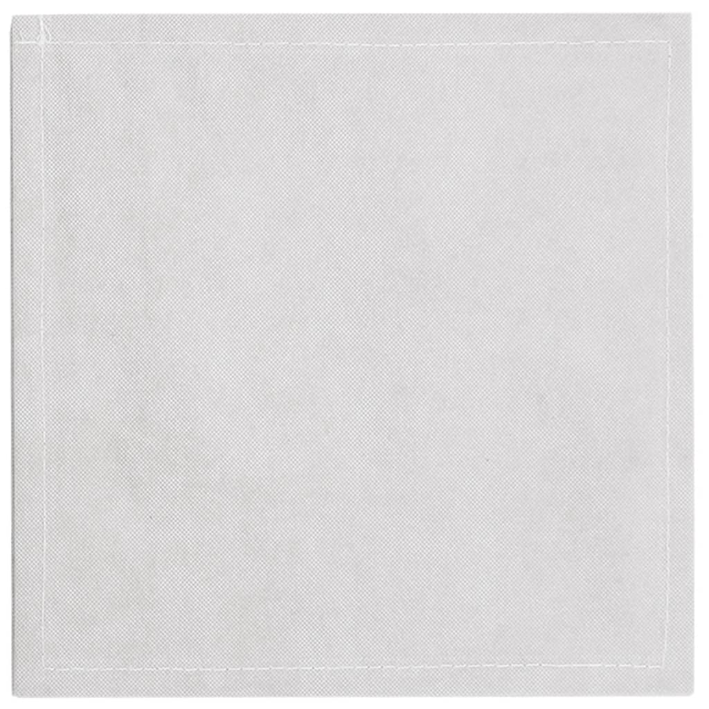 Boîtes de rangement pliables 4 pcs crème 32x32x32 cm intissé