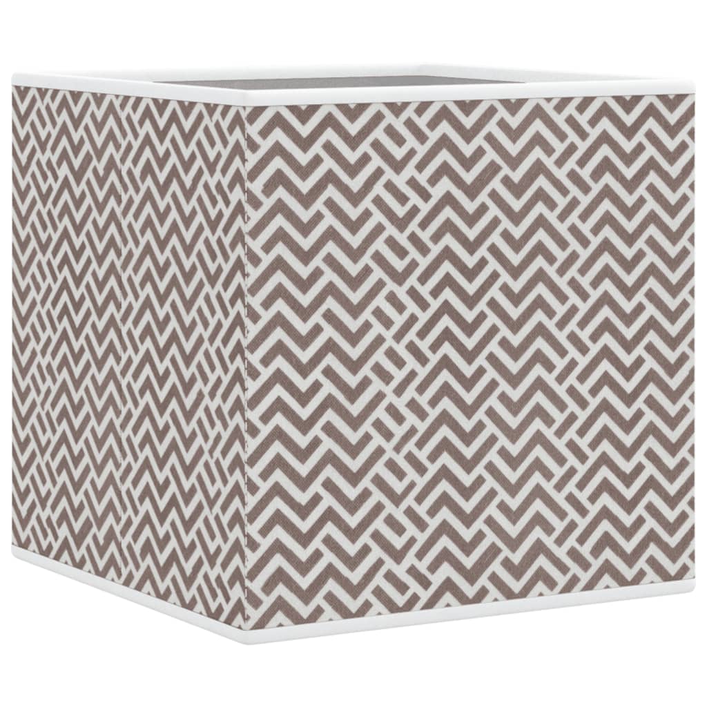 Boîtes pliantes 10 pcs Marron 32x32x32 cm Intissé