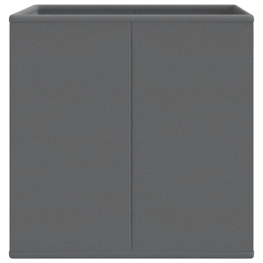 Boîtes pliables 4 pcs Gris 32x32x32 cm Intissé