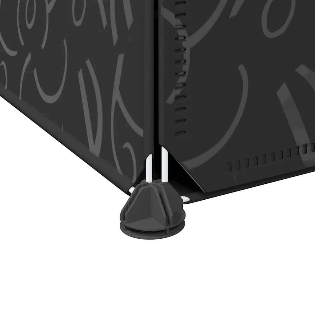 Shelf system with 12 cubes and hanging rails PP
