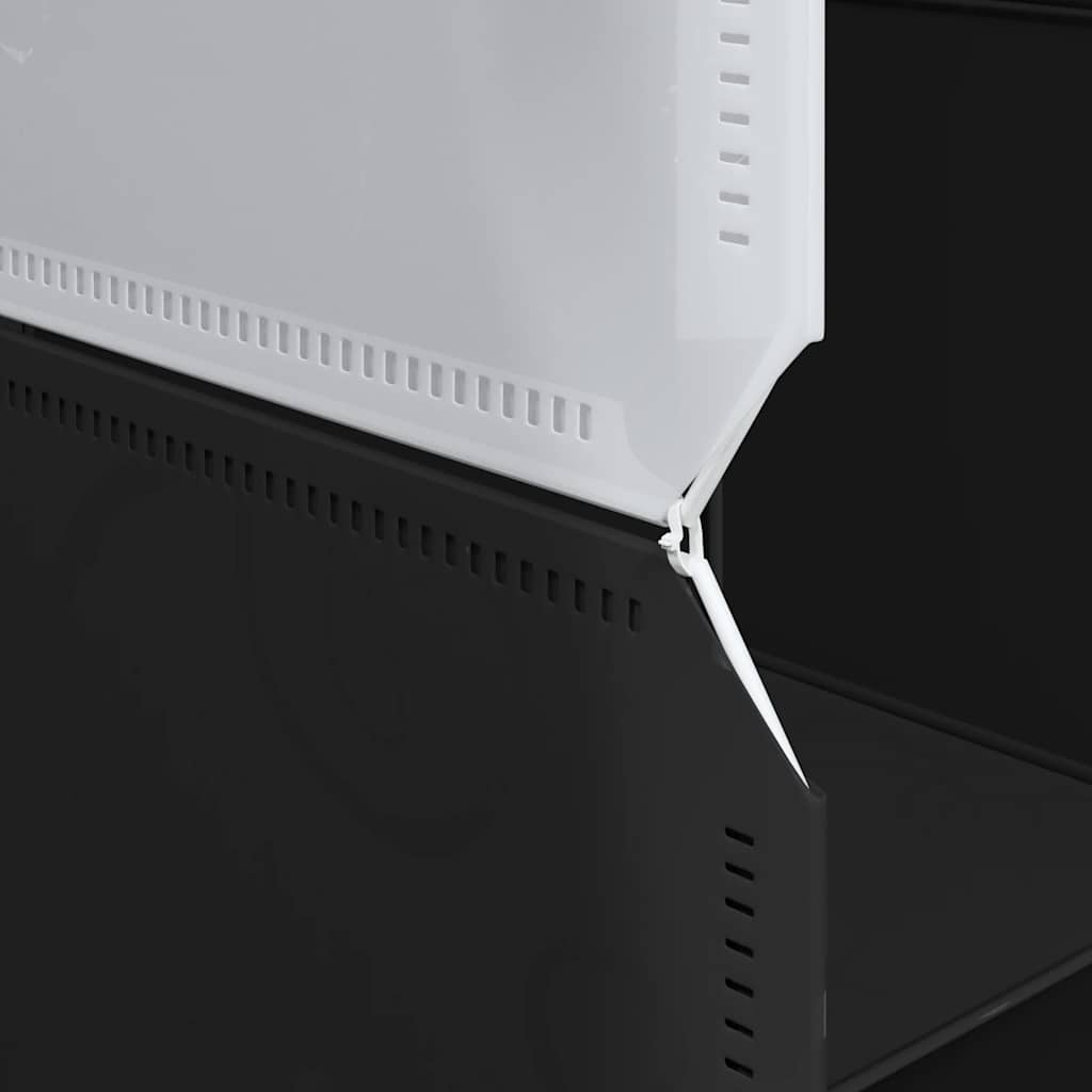 Shelf system with 12 cubes and hanging rails PP