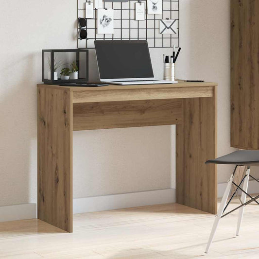Bureau Chêne Artisan 90x40x72 cm Bois d'ingénierie