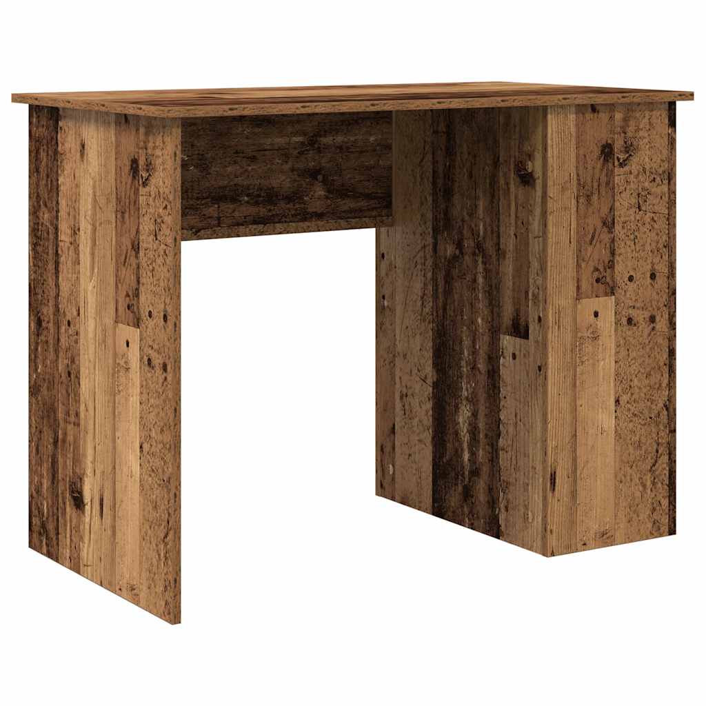 Desk reclaimed wood look 100x55x75 cm wood material