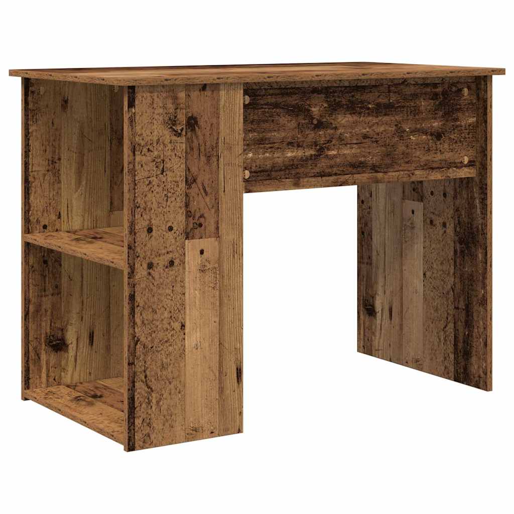 Desk reclaimed wood look 100x55x75 cm wood material