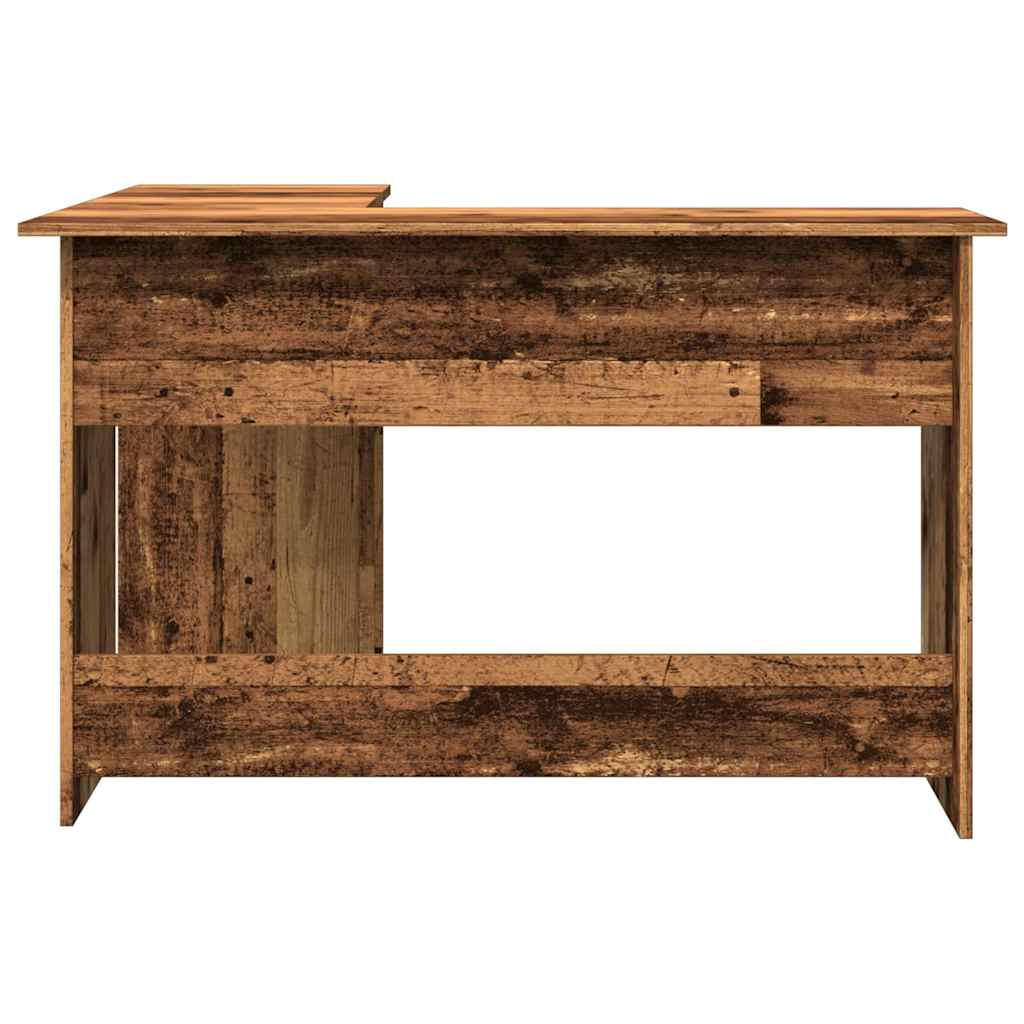 Corner Desk Reclaimed Wood Look 120x140x75 cm Engineered Wood