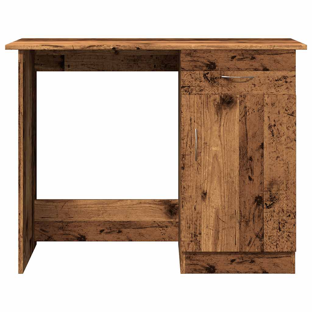Desk Reclaimed Wood Look 100x50x76 cm Engineered Wood