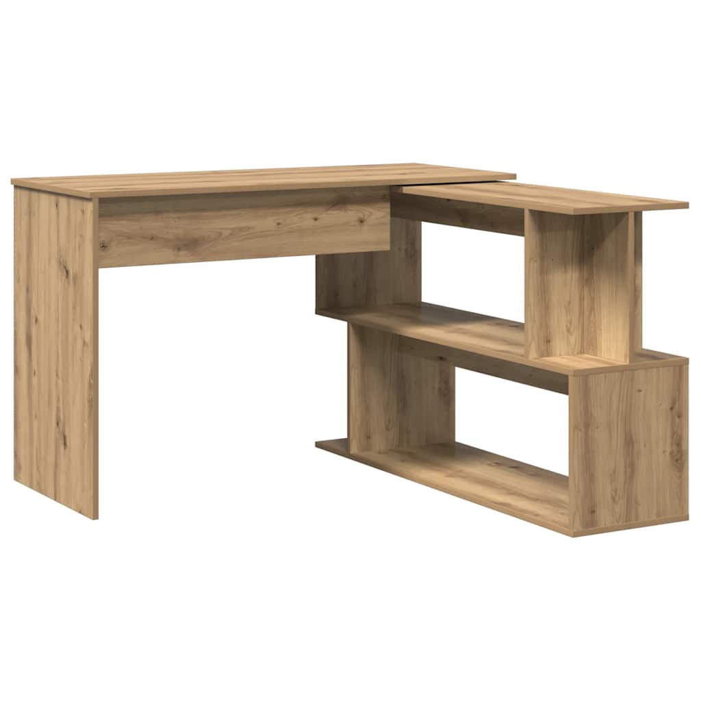 Eckschreibtisch Artisan-Eiche 200,5x50x76 cm Holzwerkstoff