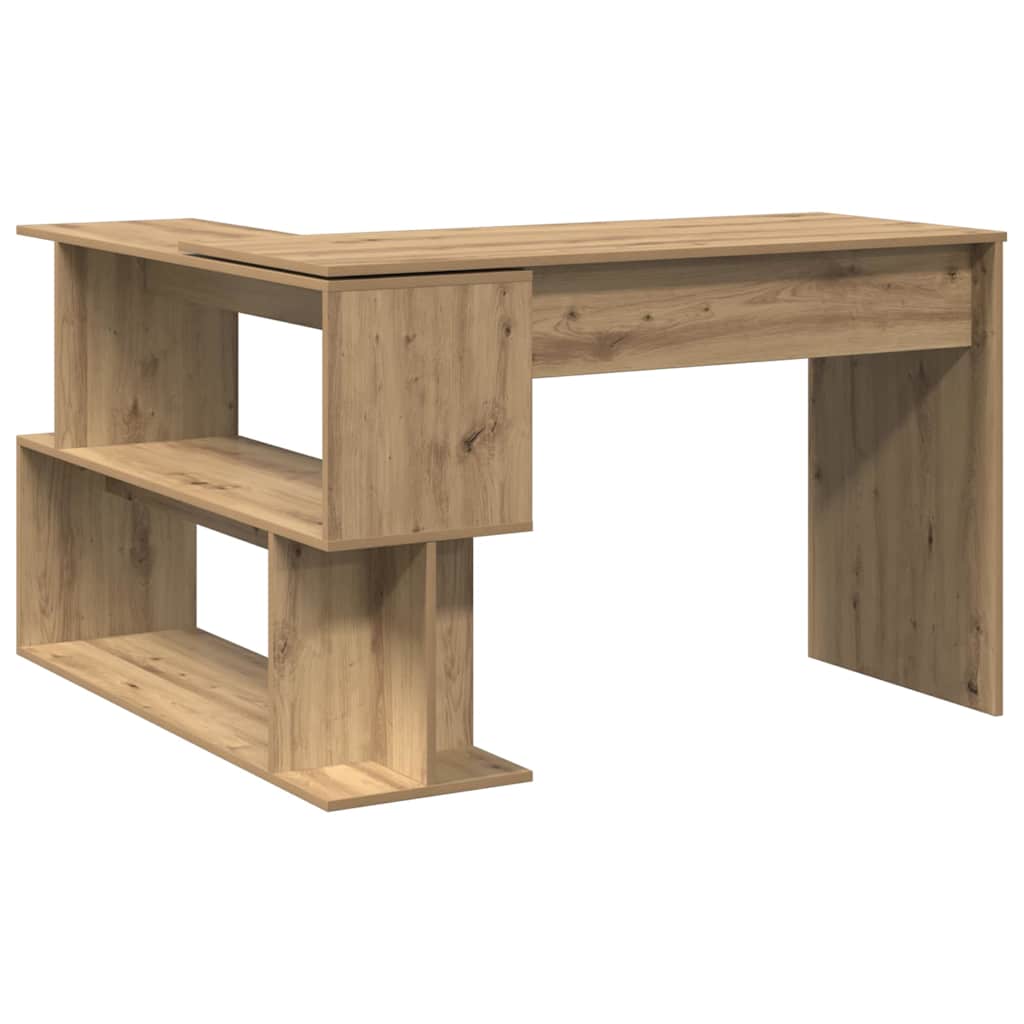 Eckschreibtisch Artisan-Eiche 200,5x50x76 cm Holzwerkstoff