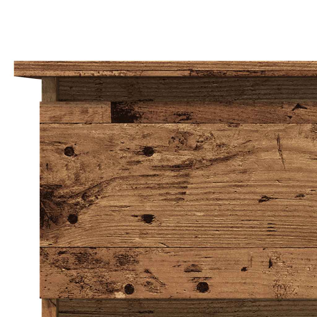 Corner Desk Reclaimed Wood Look 145x100x76 cm Engineered Wood