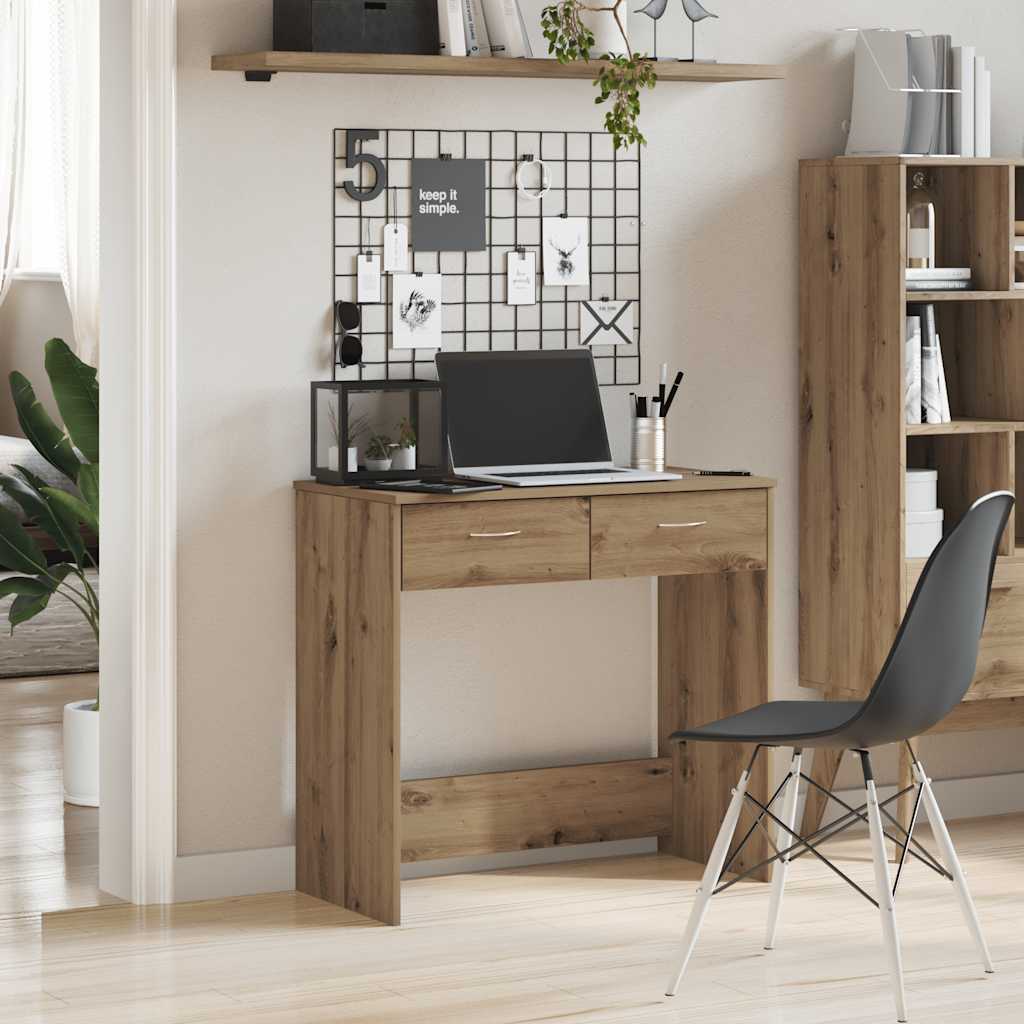 Desk Artisan Oak 80x40x75 cm Engineered Wood